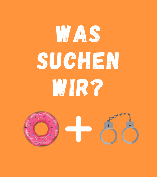 Donut + Handschellen = ? Rätsel